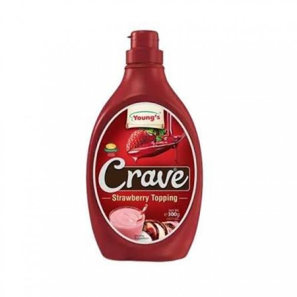 YOUNG`S CRAVE STRAWBERRY TOPPING 300GM